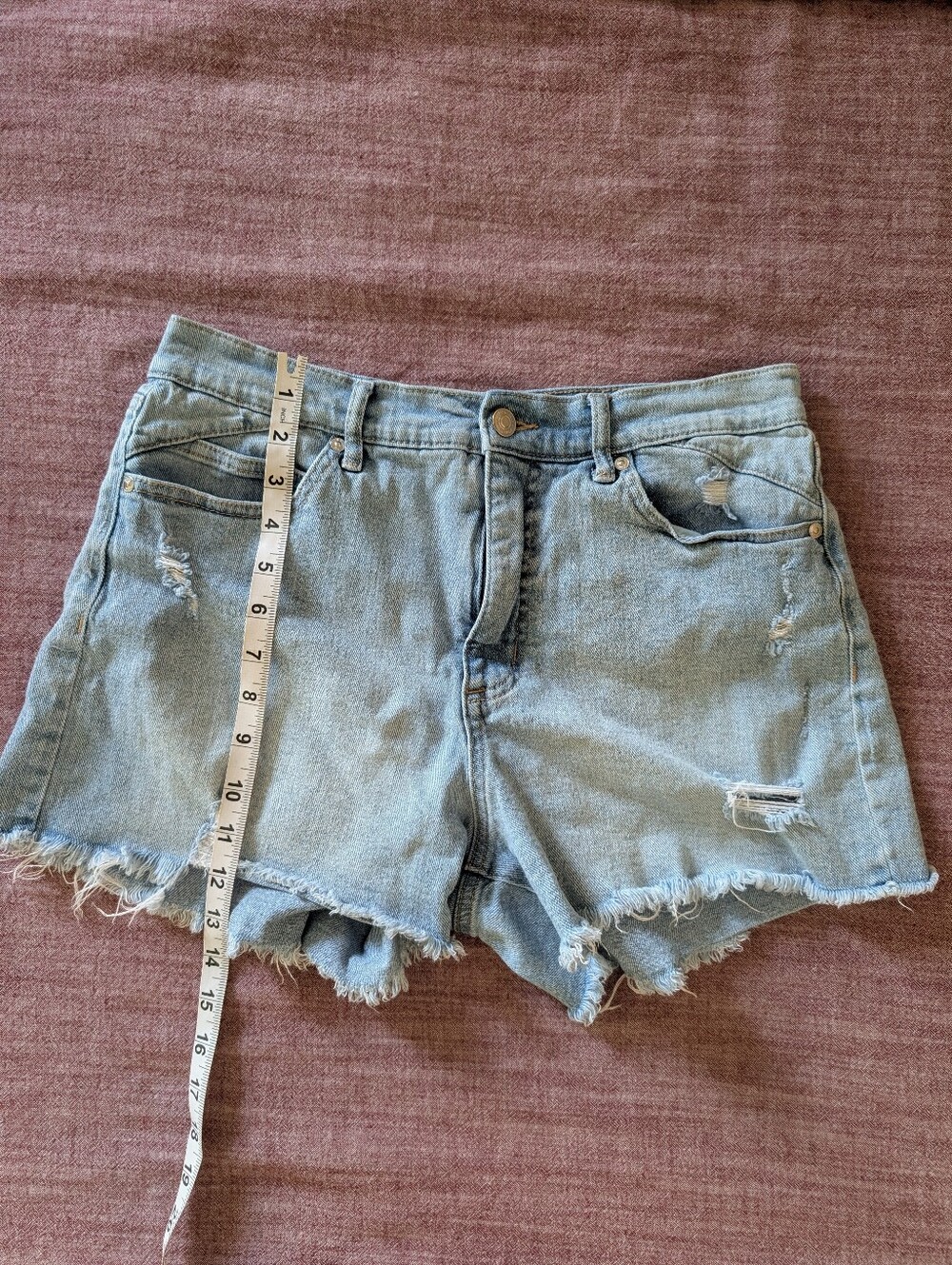 Distressed Jeans Shorts - Picture 12 of 12